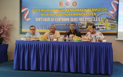 Pertemuan Penguji kendaraan bermotor se- Solo raya